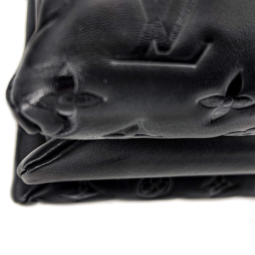 Coussin MM Black Leather