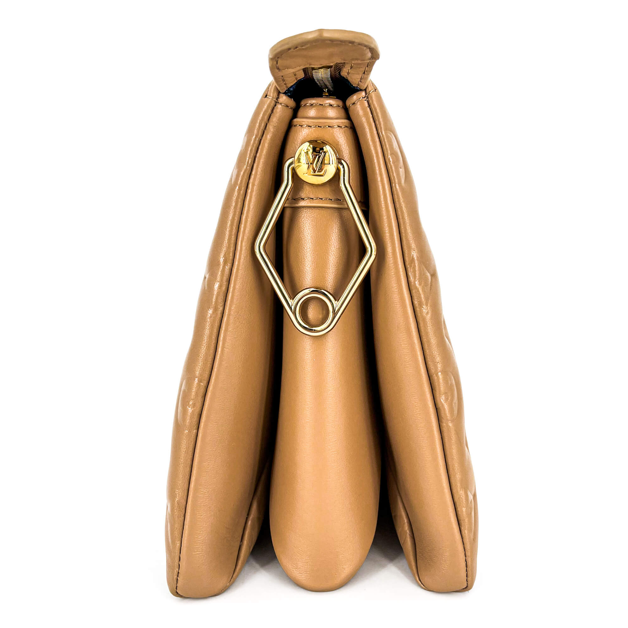 Coussin PM Beige Leather