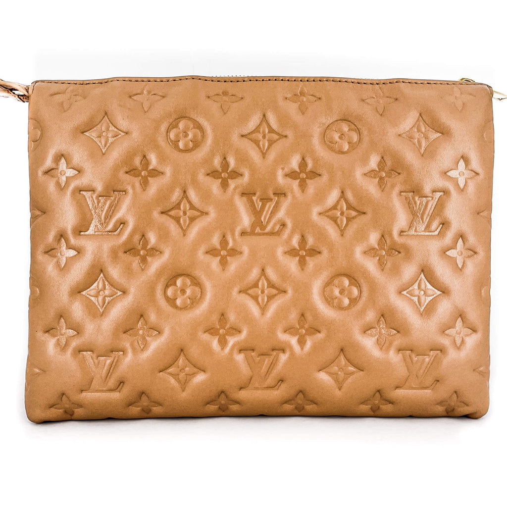Coussin PM Beige Leather