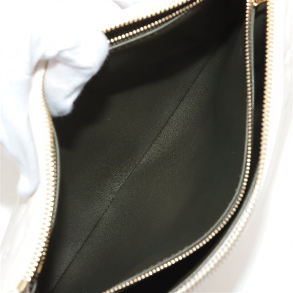 Coussin PM White Leather