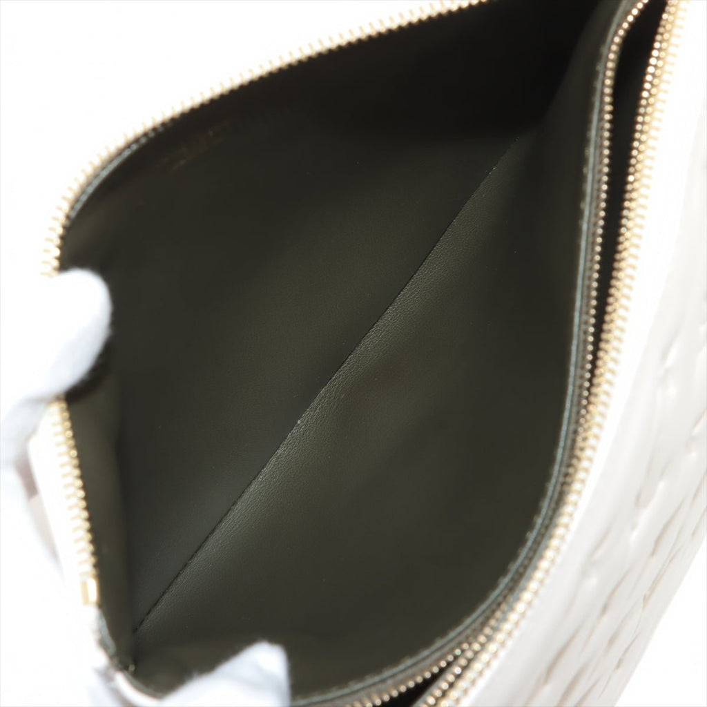 Coussin PM White Leather