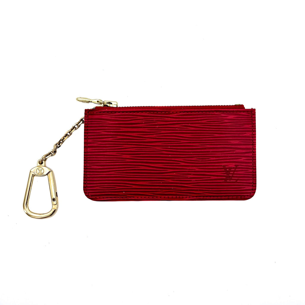 Keys Pouch Epi Leather Red