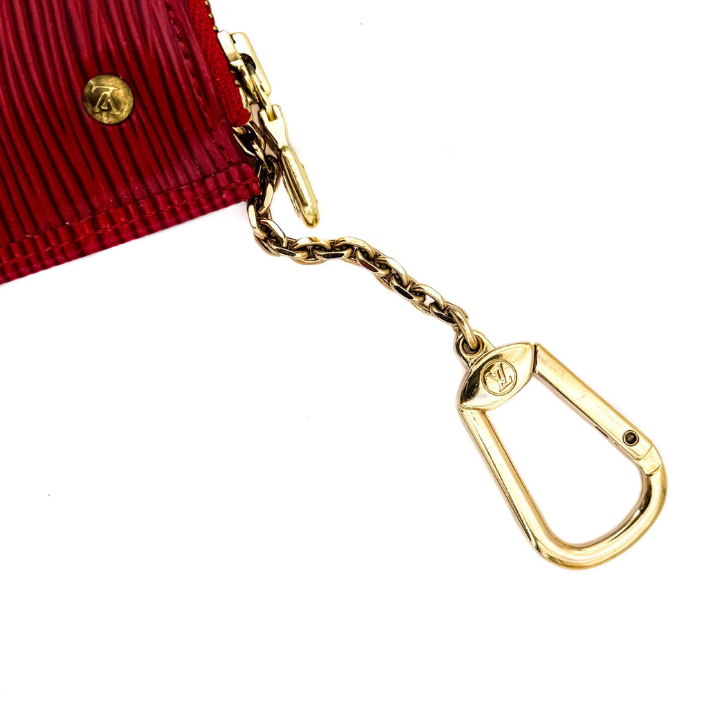 Keys Pouch Epi Leather Red
