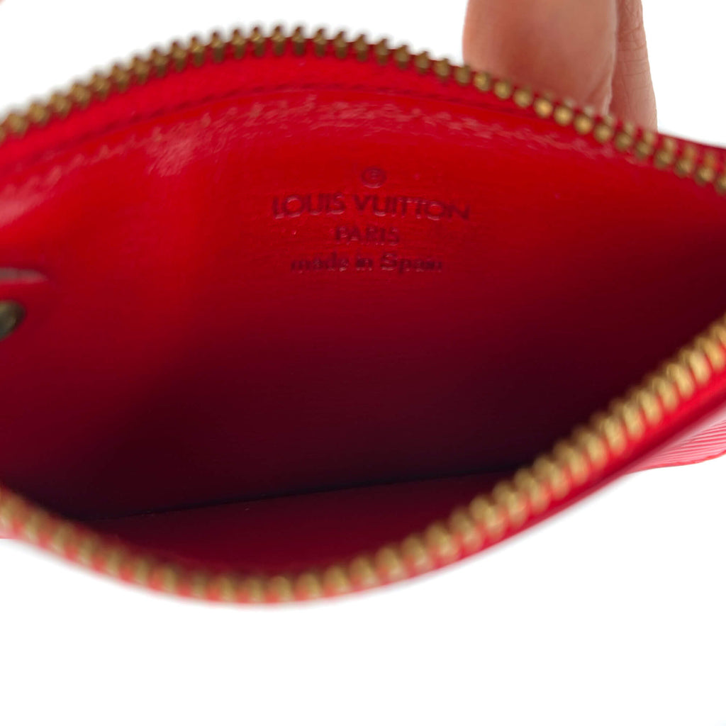 Keys Pouch Epi Leather Red