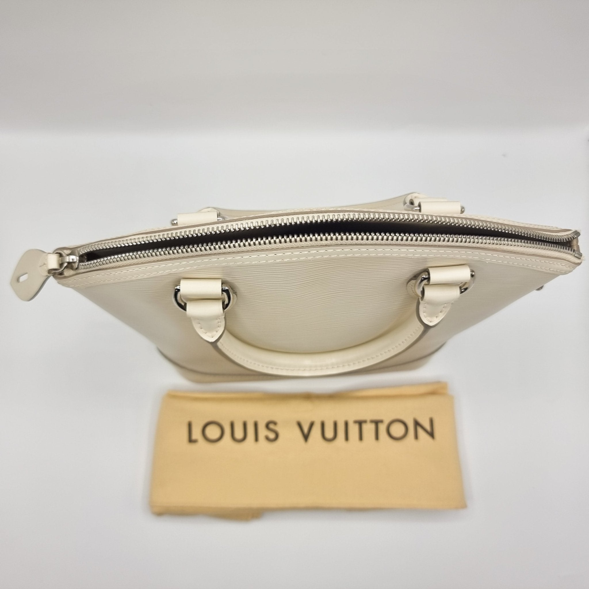 Lockit Epi Ivory Grey Epi Leather