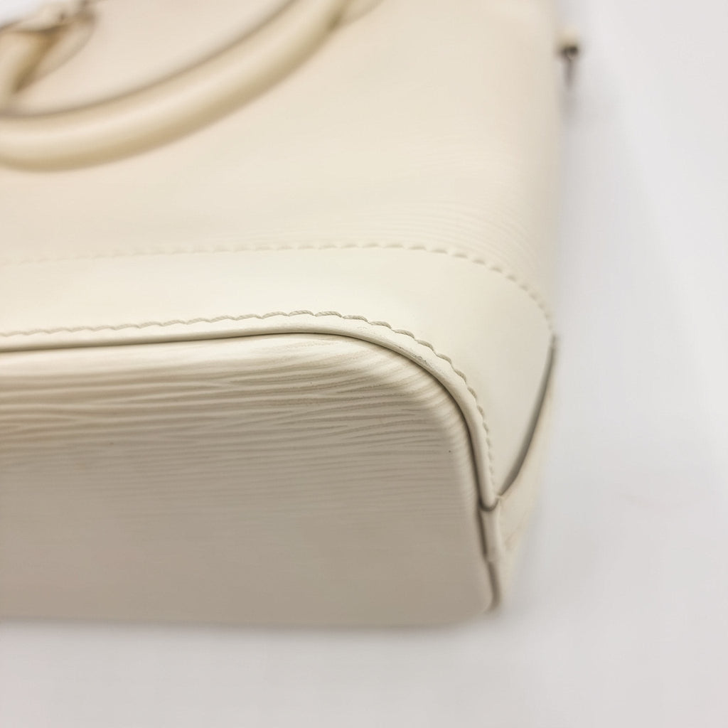 Lockit Epi Ivory Grey Epi Leather