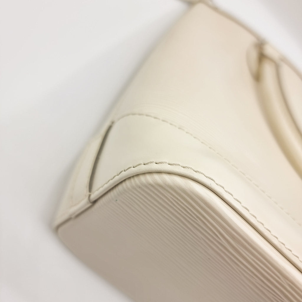 Lockit Epi Ivory Grey Epi Leather