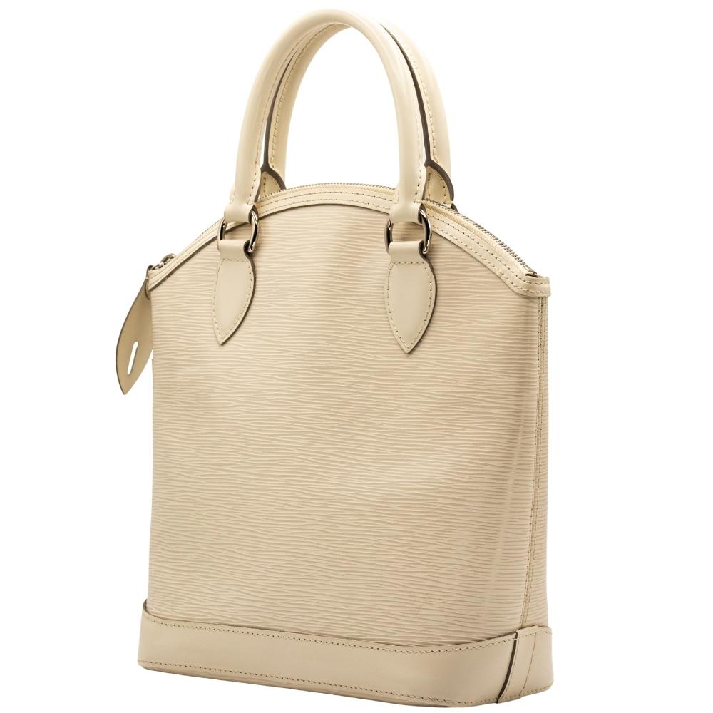 Lockit Epi Ivory Grey Epi Leather