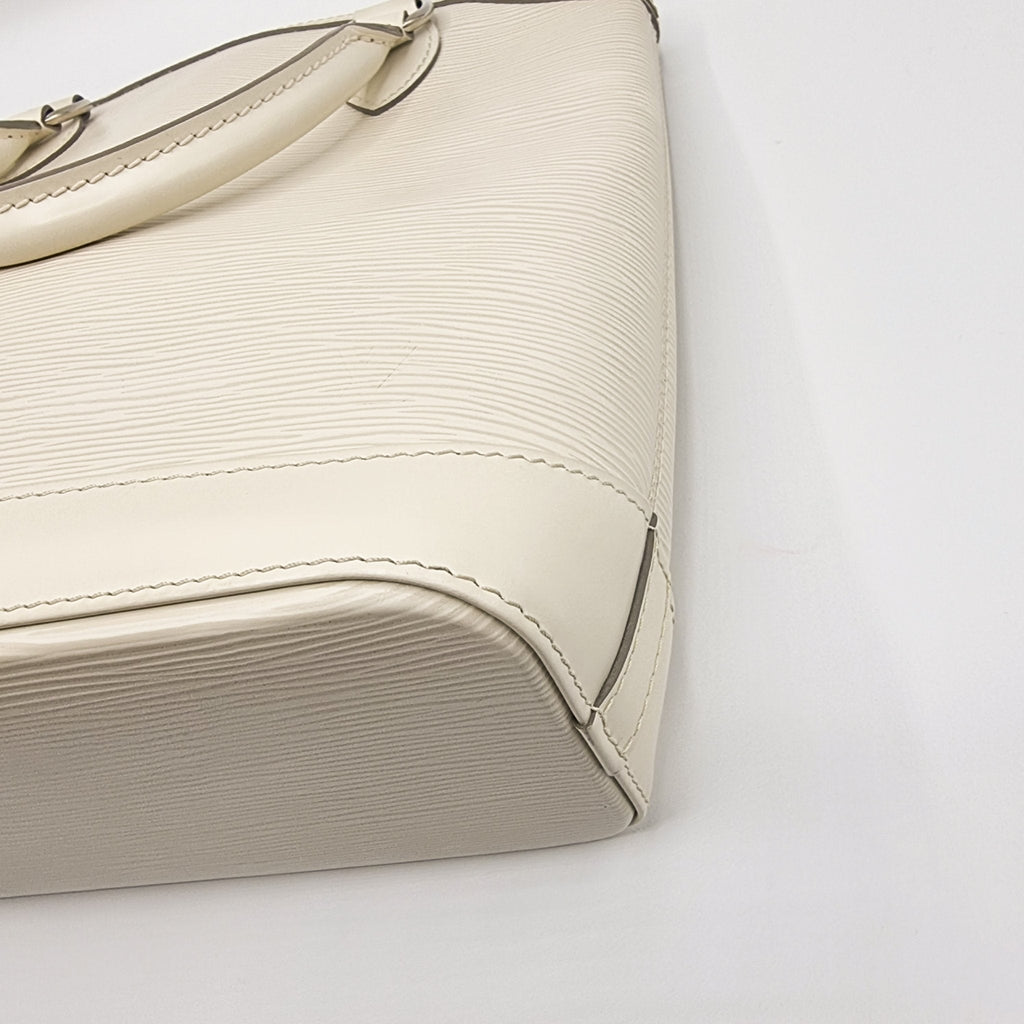 Lockit Epi Ivory Grey Epi Leather