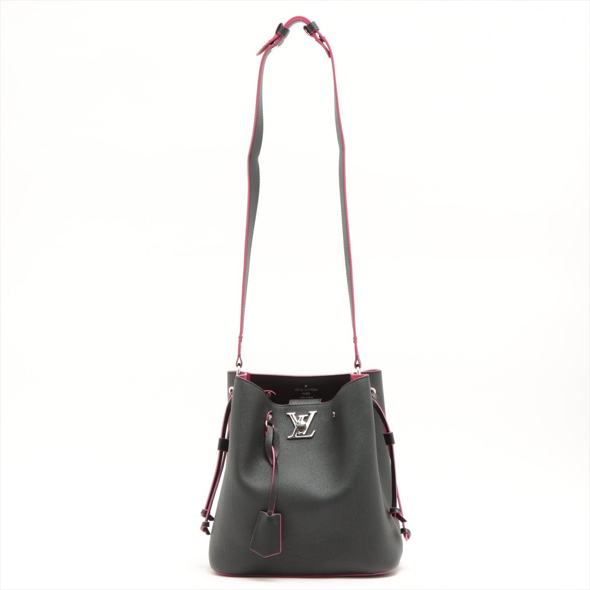 Lockme Bucket Leather Black