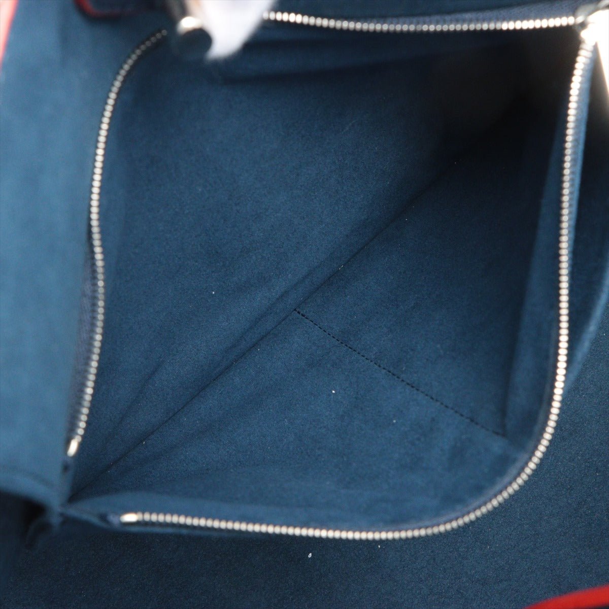 Lockme Go Leather Blue Navy Tote Bag