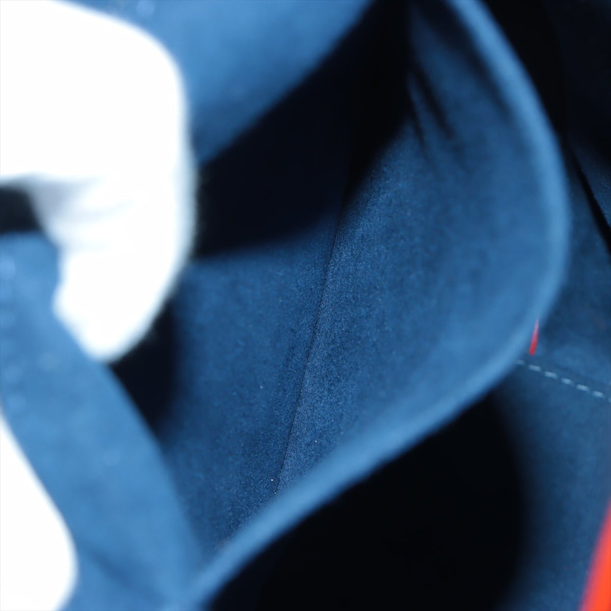Lockme Go Leather Blue Navy Tote Bag