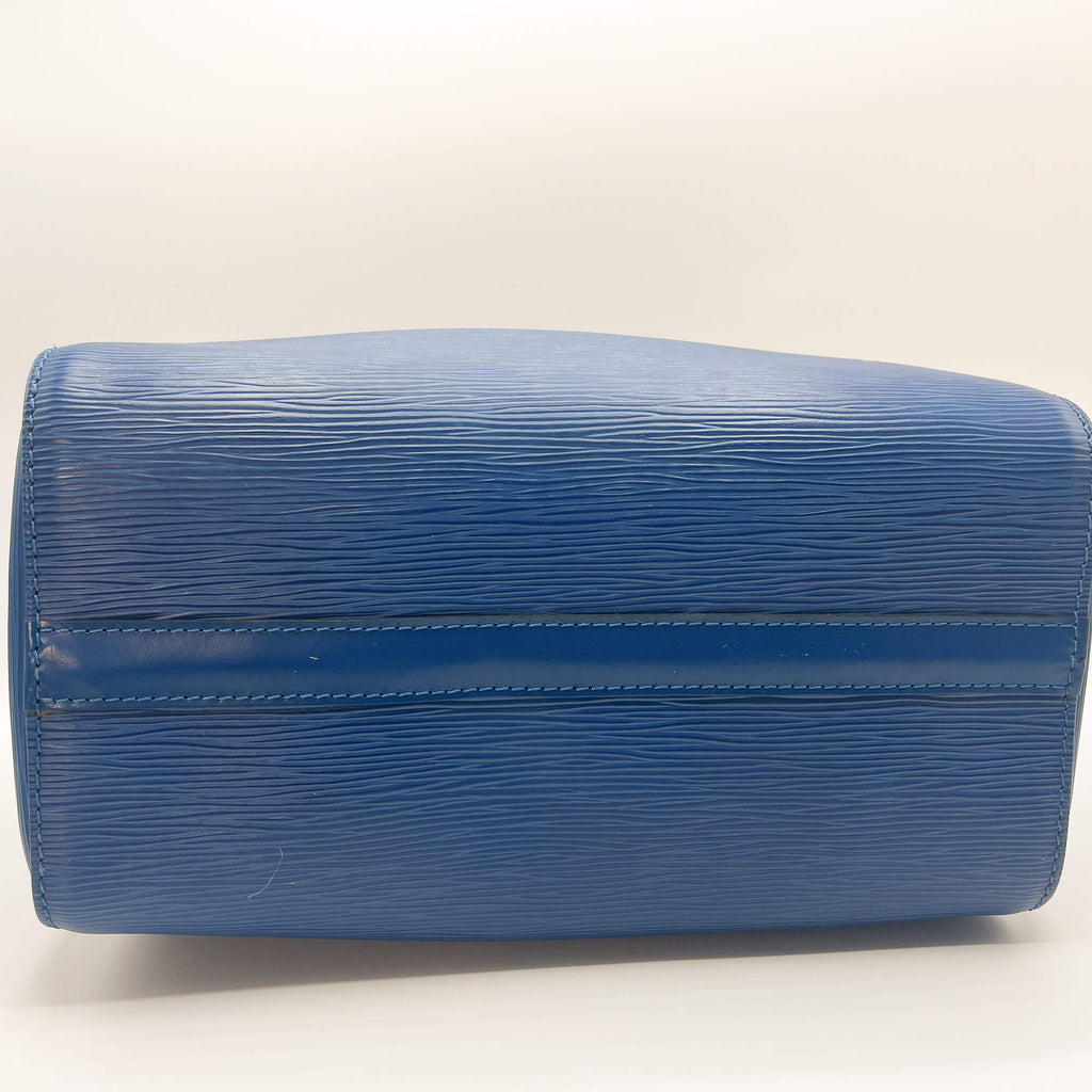 Louis Vuitton Speedy 25 Blue Epi