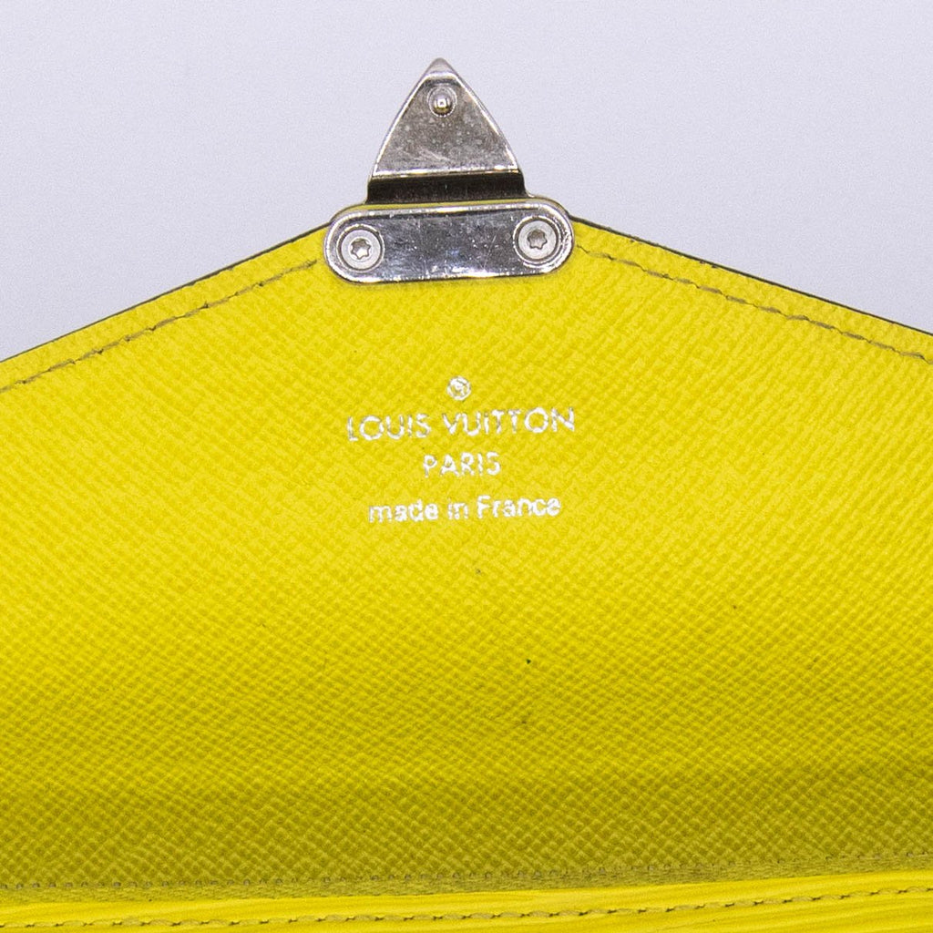 Marie Rose Epi Monogram Pistache Long Wallet  M60428