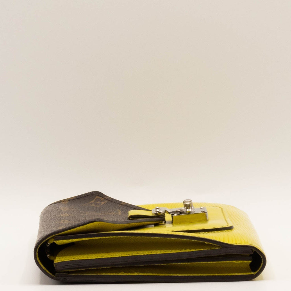 Marie Rose Epi Monogram Pistache Long Wallet  M60428