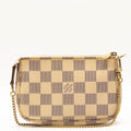 Mini Pochette Damier Azure N58010
