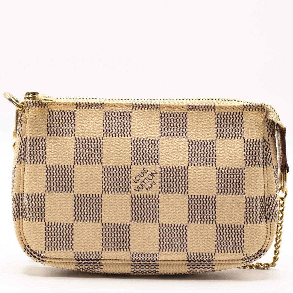 Mini Pochette Damier Azure N58010