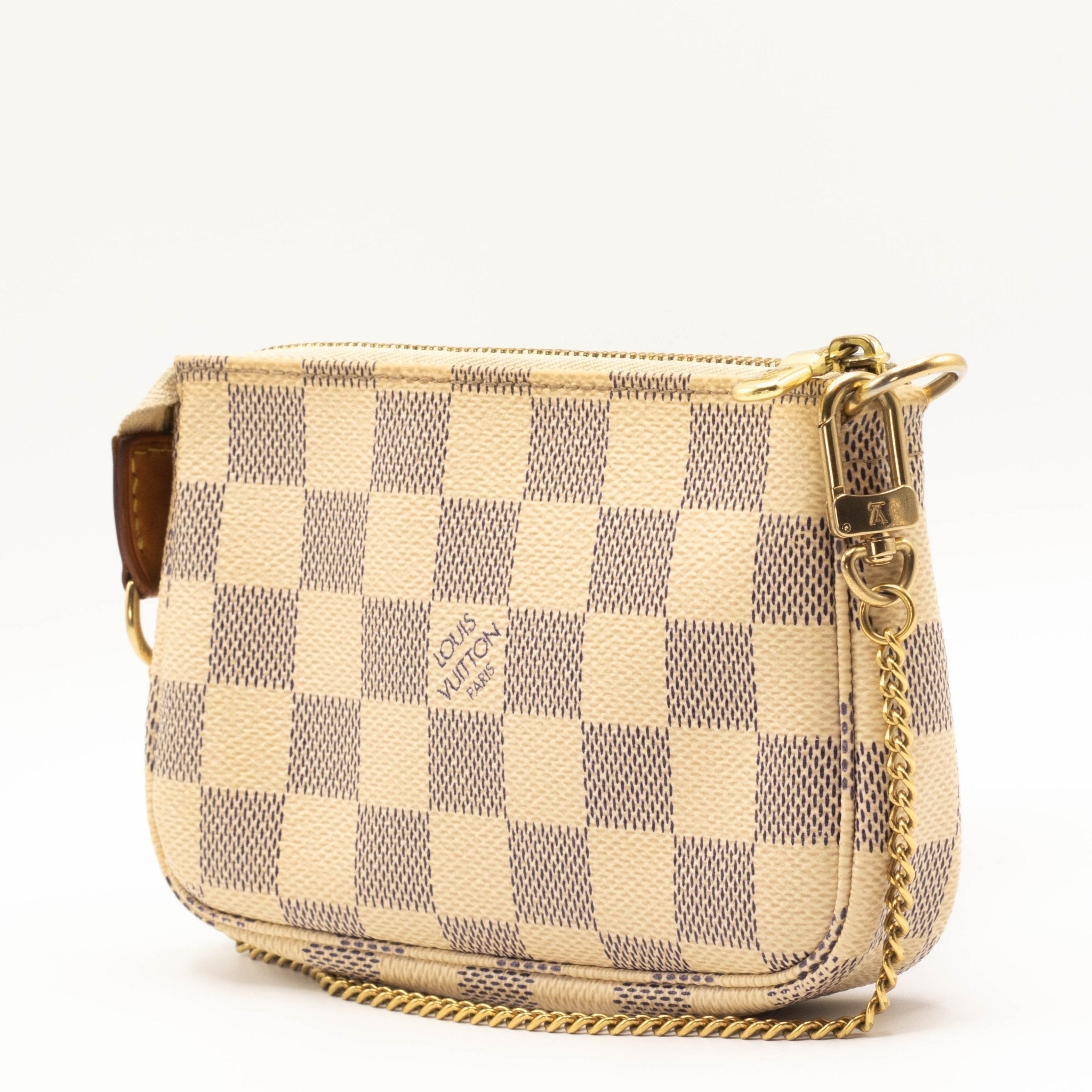 Mini Pochette Damier Azure N58010