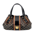 Mirage Griet Noir Monogram Canvas & Leather Bag