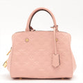 Montaigne BB Monogram Pink Leather