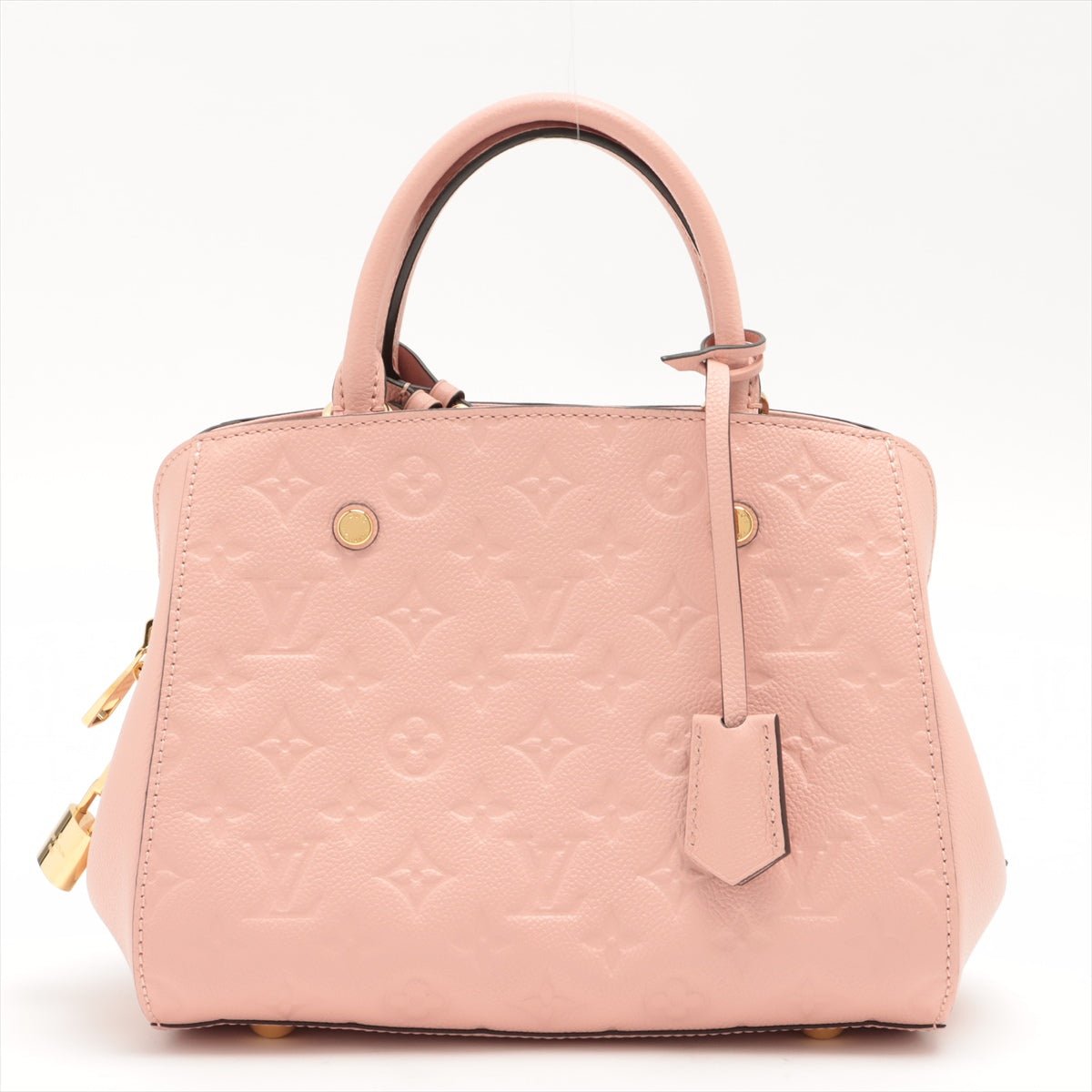 Montaigne BB Monogram Pink Leather
