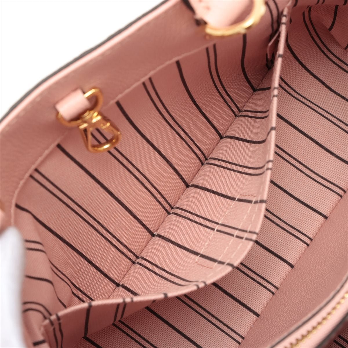 Montaigne BB Monogram Pink Leather