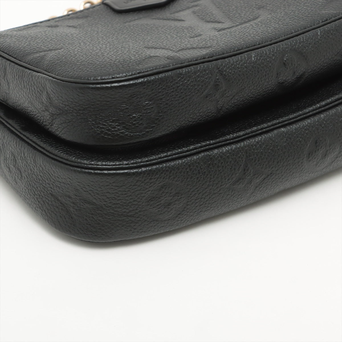 Multi Pochette Accessories Monogram Empreinte Leather Black Bag