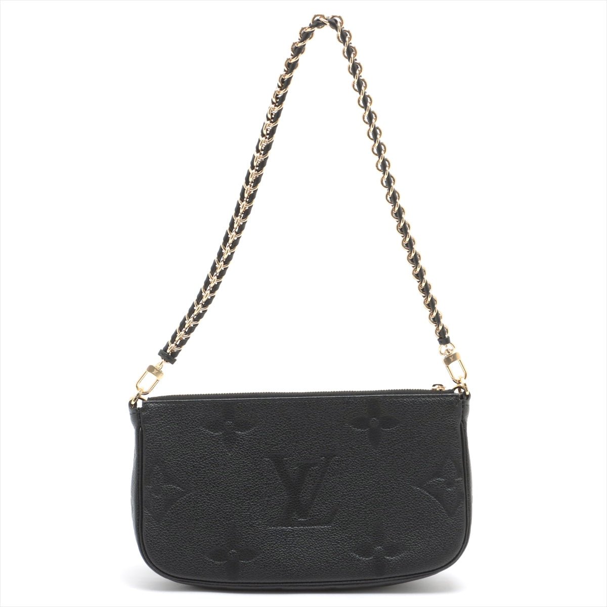 Multi Pochette Accessories Monogram Empreinte Leather Black Bag