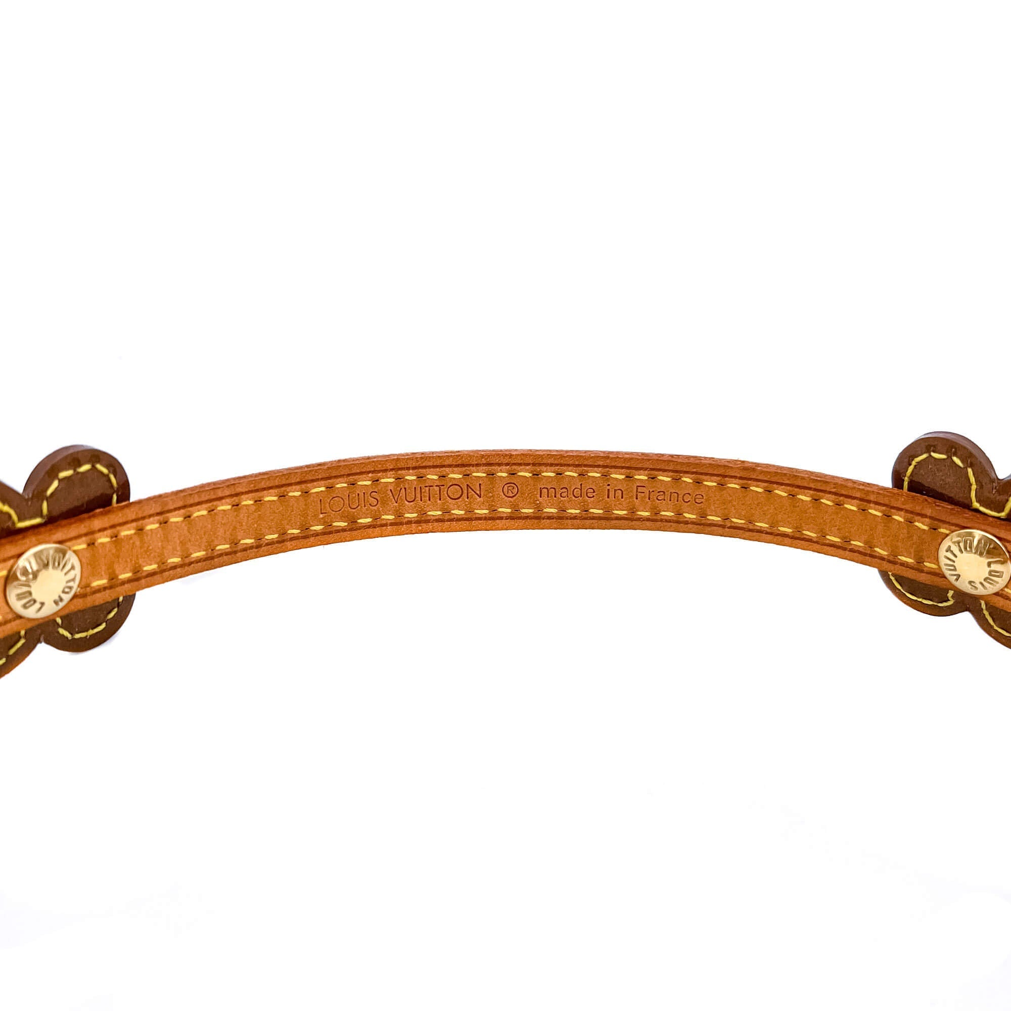 Multicolor Vernis Leather Flower Chocker Bracelet