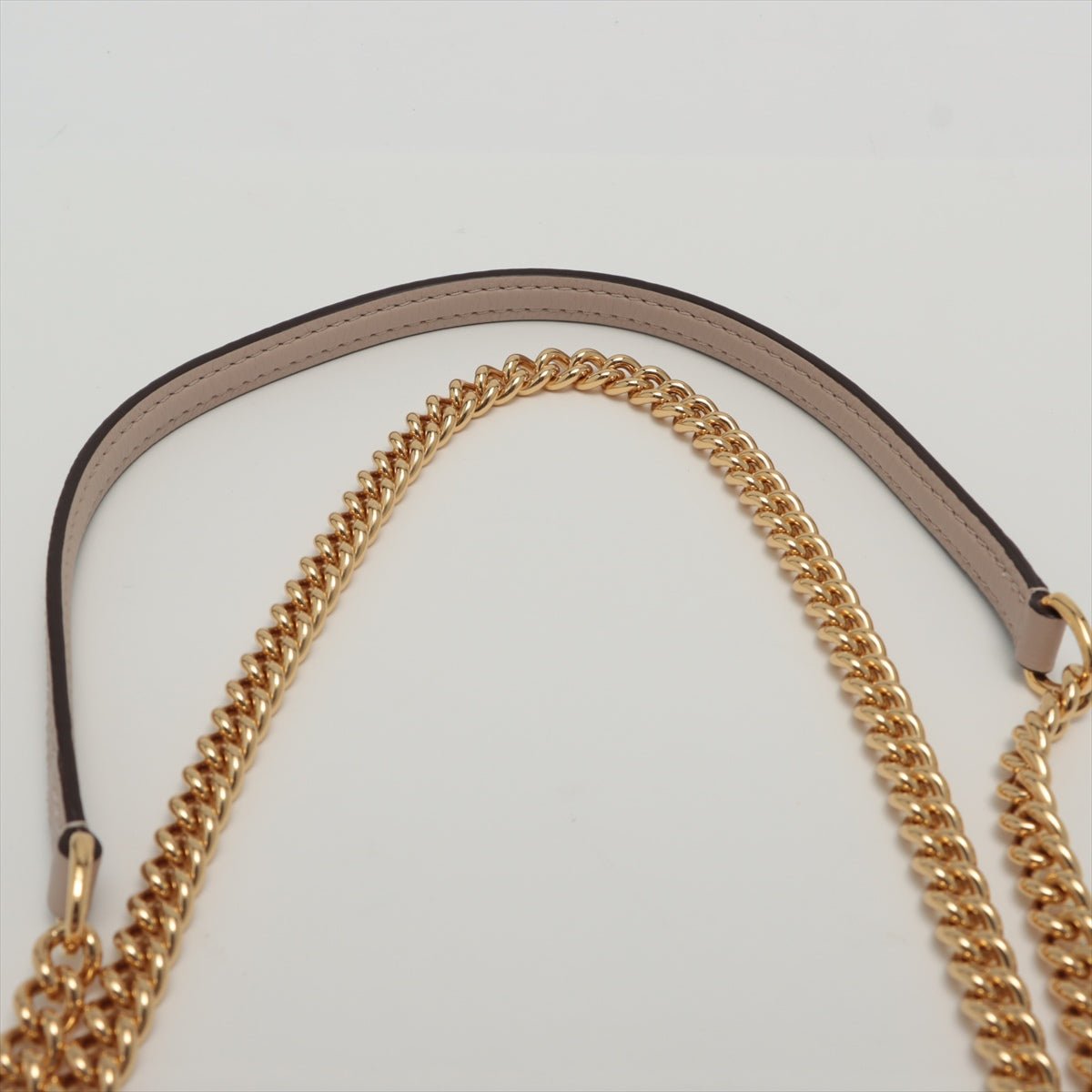 Mylockme BB Leather Beige 2-Way Chain Bag