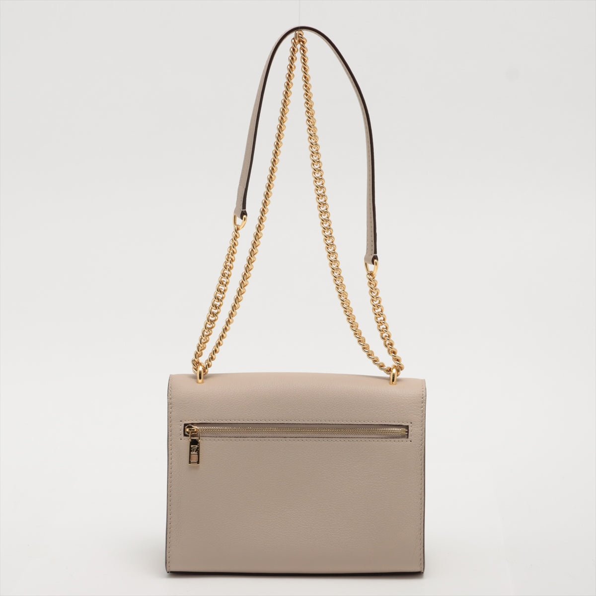 Mylockme BB Leather Beige 2-Way Chain Bag