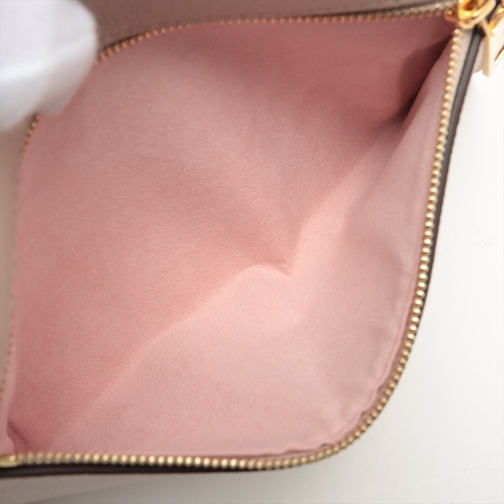 Mylockme BB Leather Beige 2-Way Chain Bag
