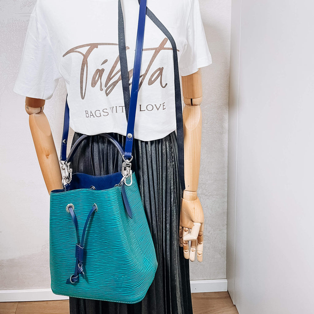 NÃƒÆ’Ã‚Â©oNoÃƒÆ’Ã‚Â© BB Epi Leather Bucket Bag Green