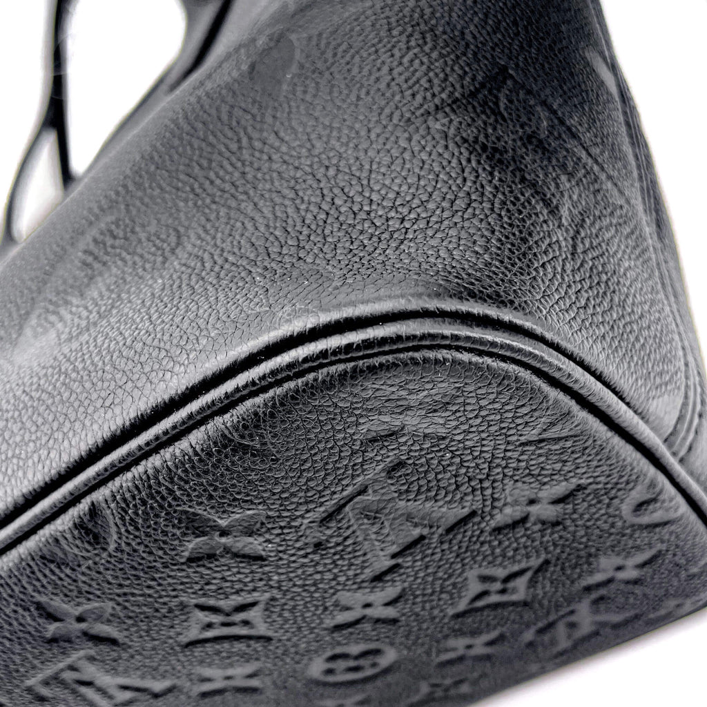 Neverfull MM Black Empreinte Leather