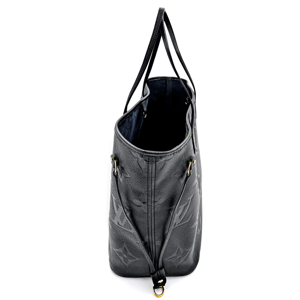 Neverfull MM Black Empreinte Leather