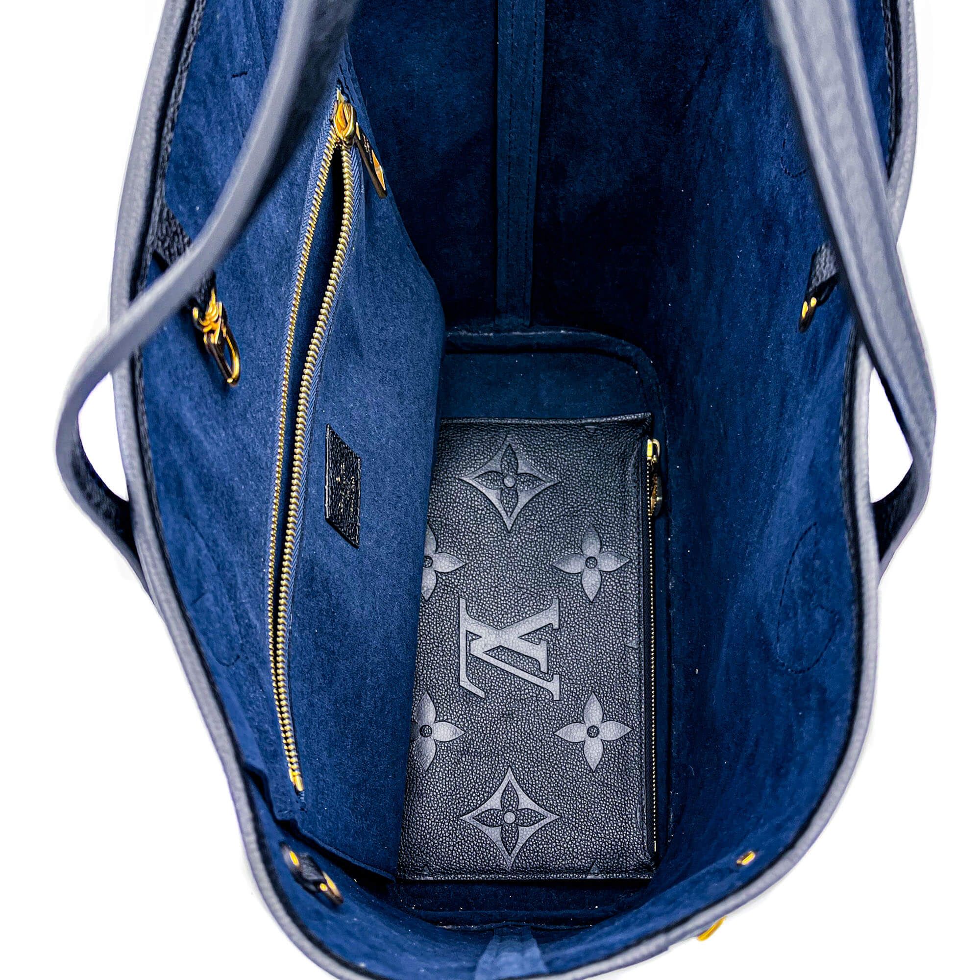 Neverfull MM Black Empreinte Leather