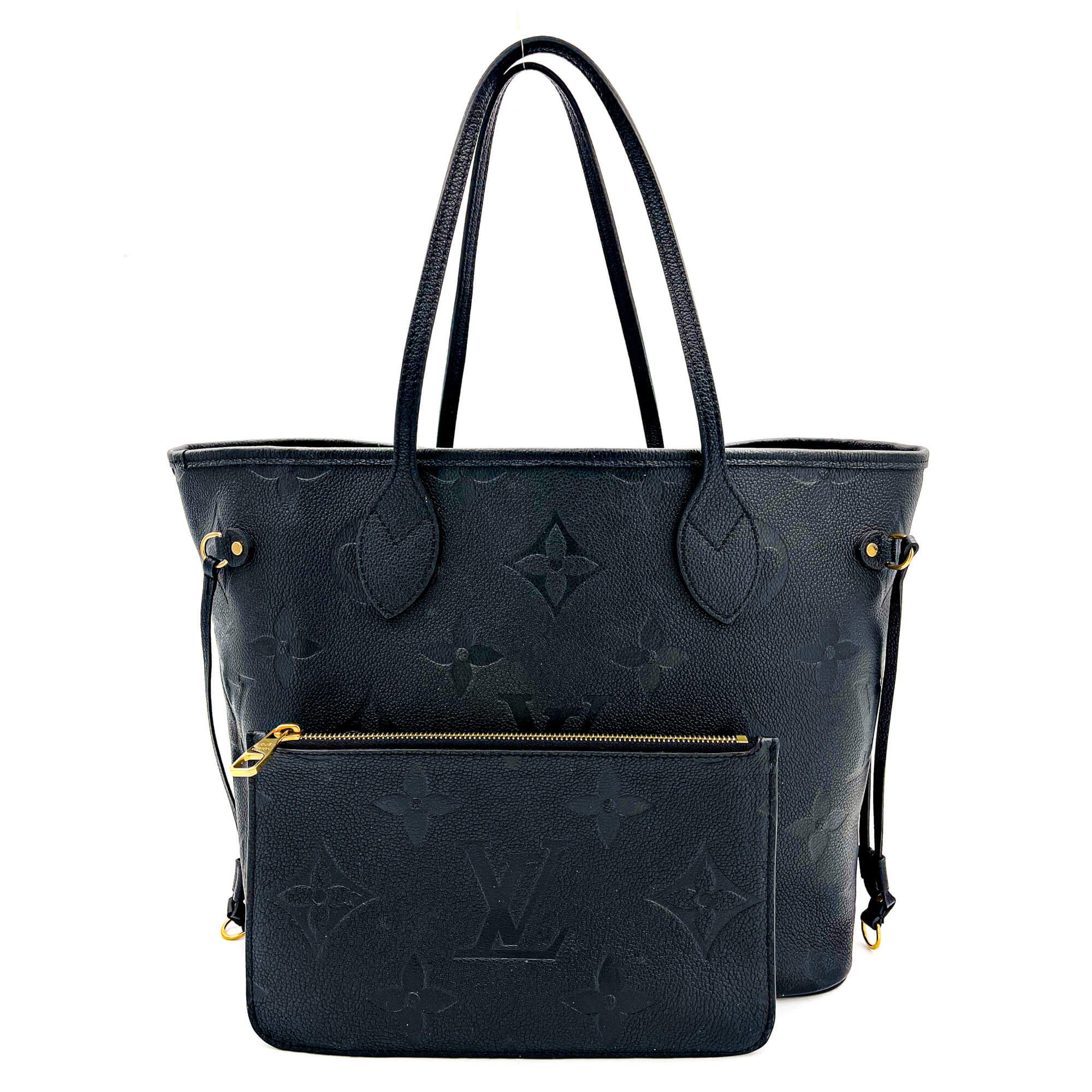 Neverfull MM Black Empreinte Leather