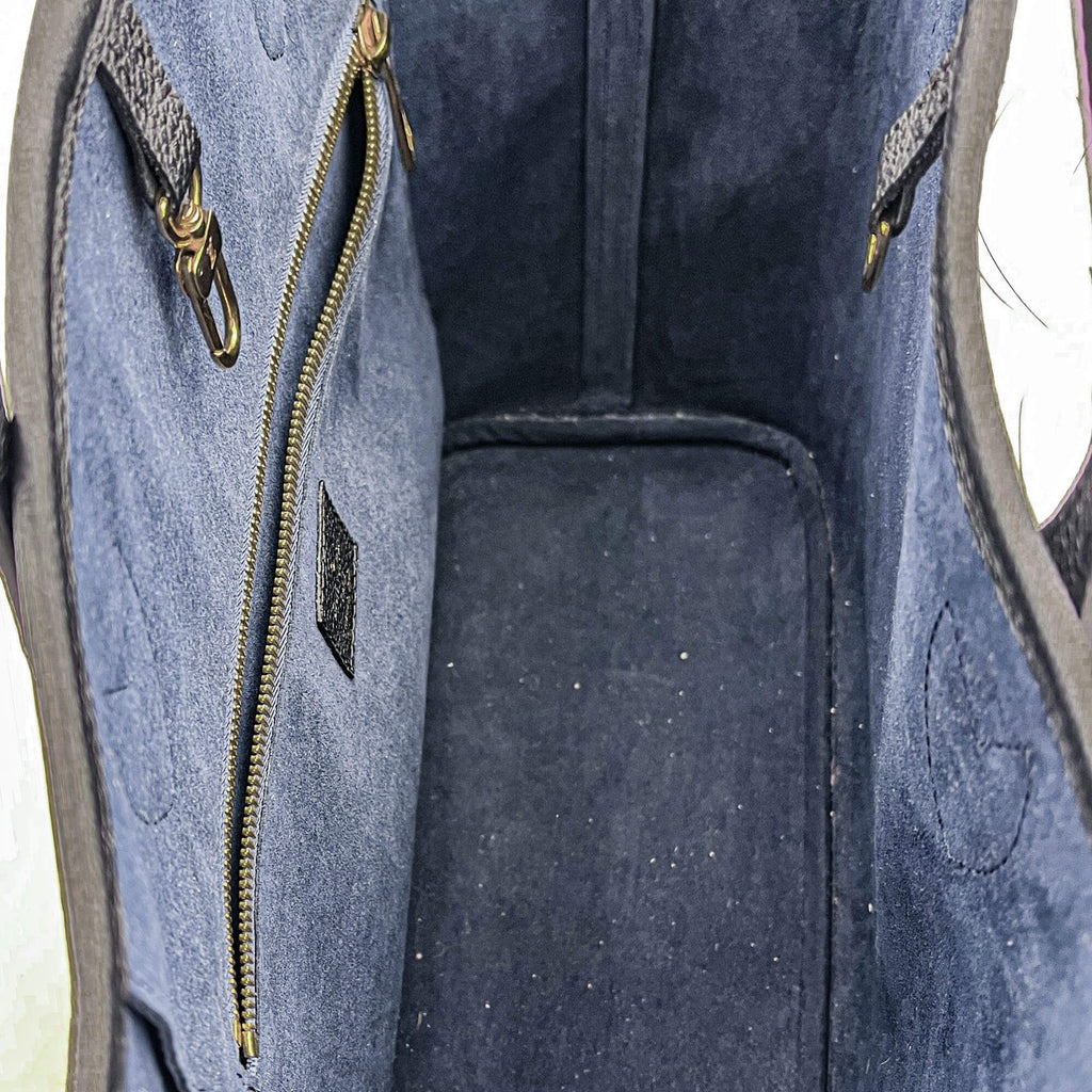 Neverfull MM Black Empreinte Leather