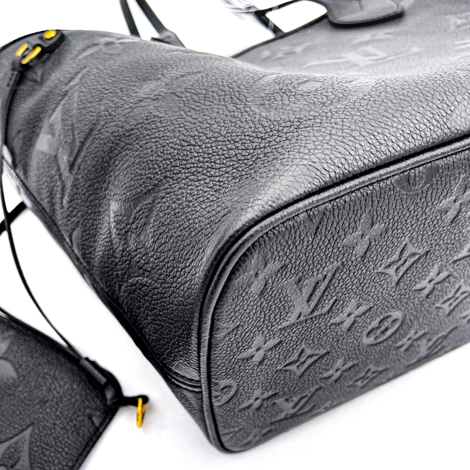 Neverfull MM Black Empreinte Leather