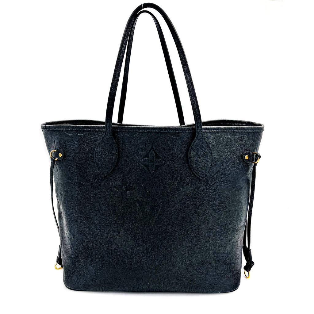 Neverfull MM Black Empreinte Leather