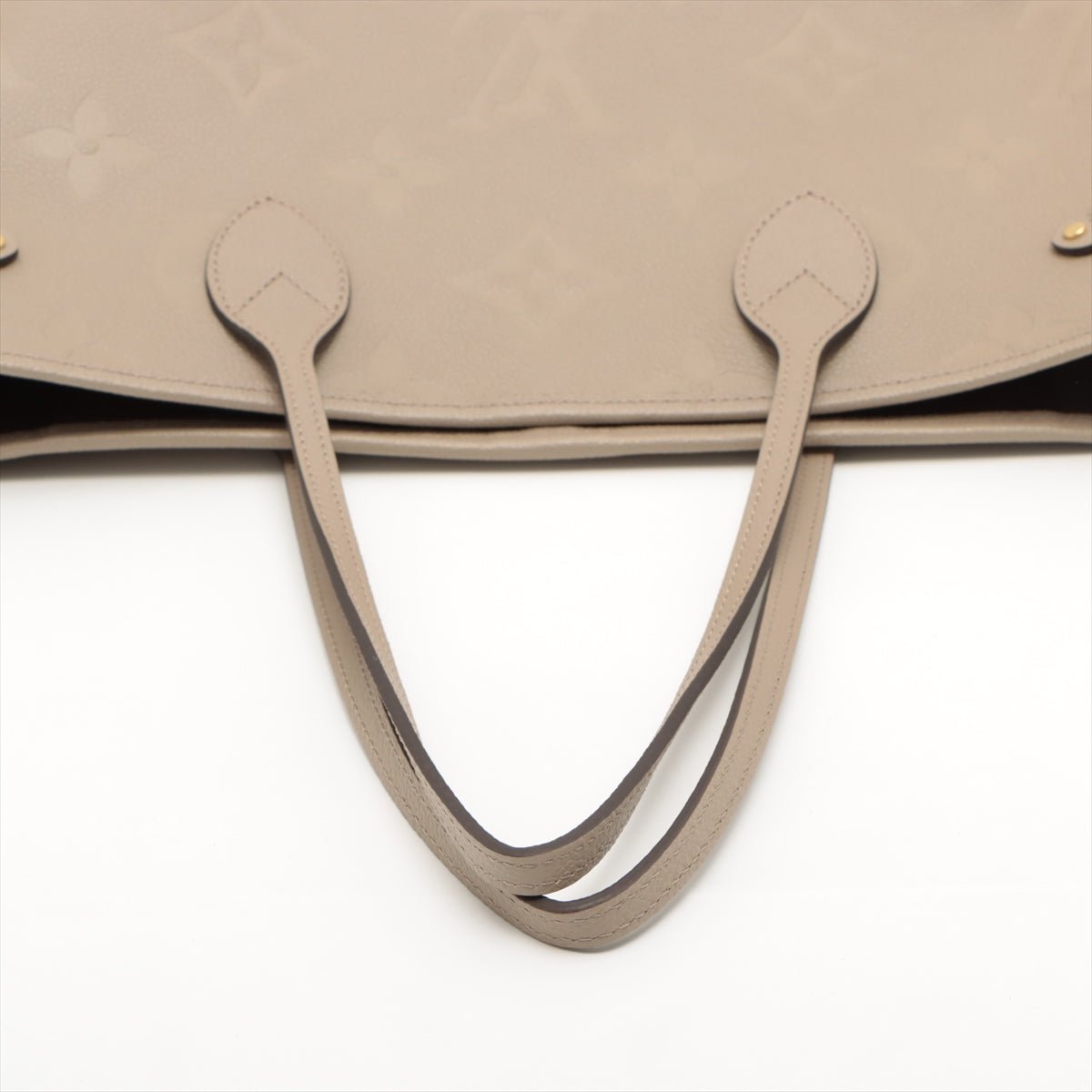 Neverfull MM Empreinte Leather Turtledove Beige Bag