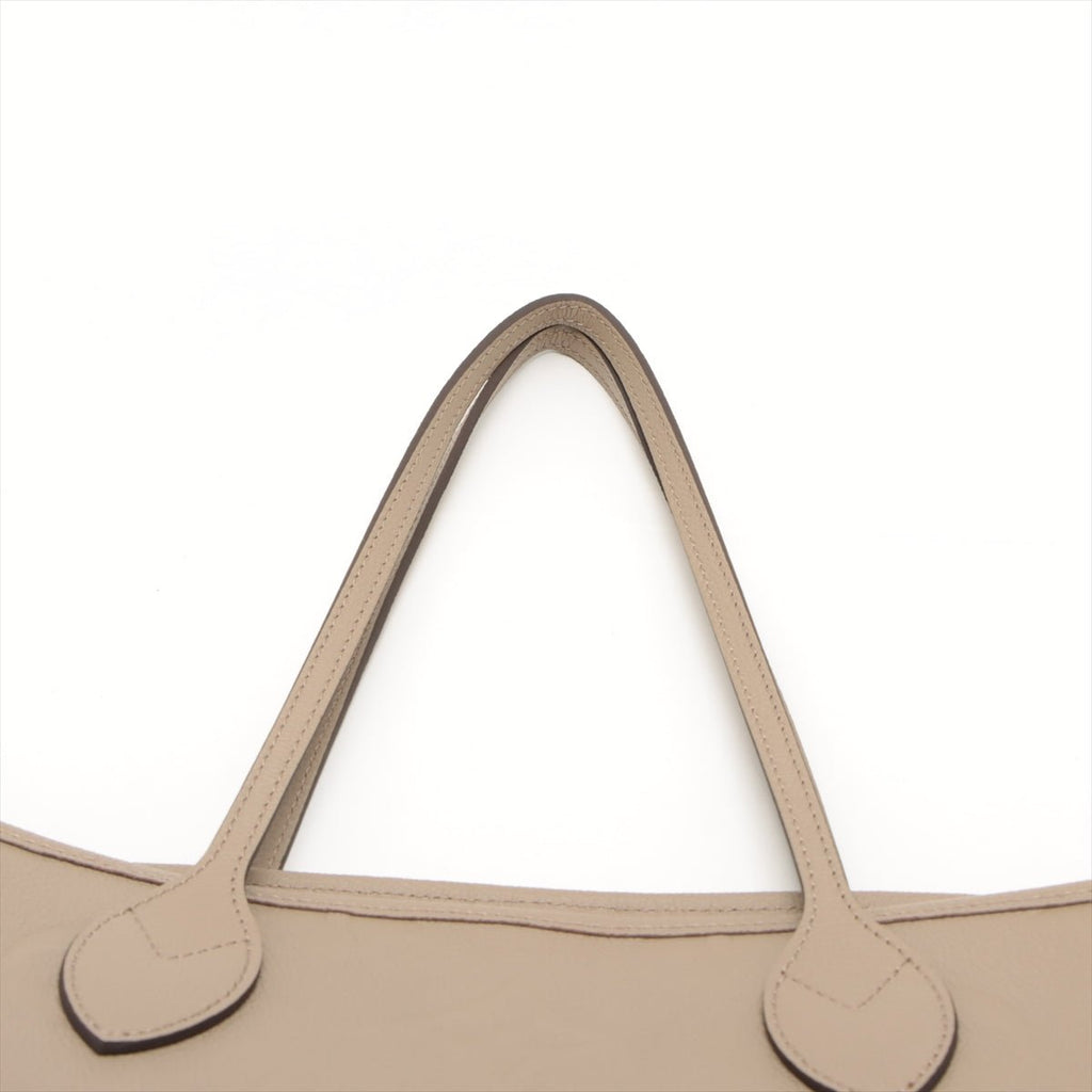 Neverfull MM Empreinte Leather Turtledove Beige Bag