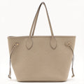Neverfull MM Empreinte Leather Turtledove Beige Bag