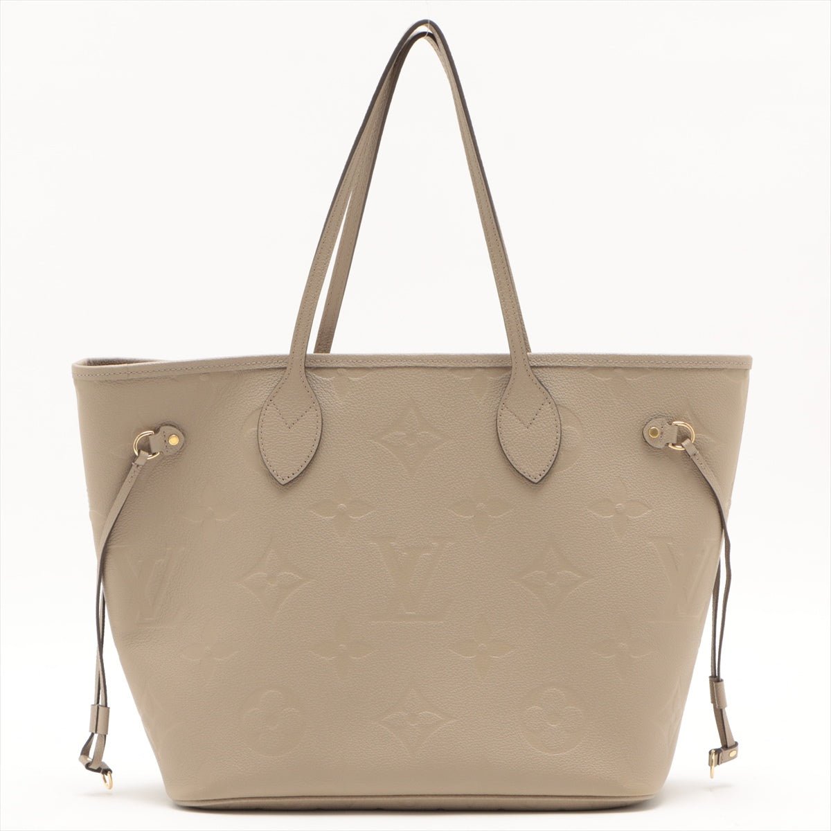 Neverfull MM Empreinte Leather Turtledove Beige Bag