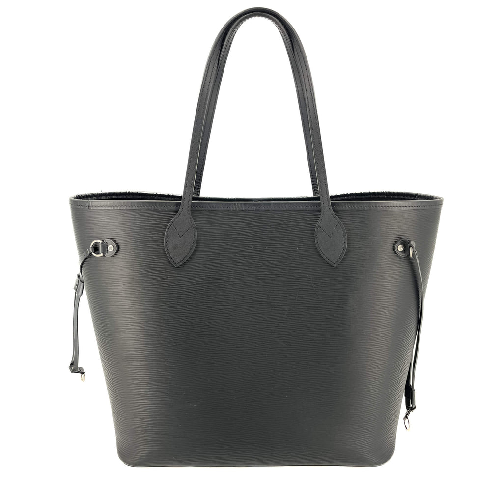 Neverfull MM Epi Leather Black Shopper