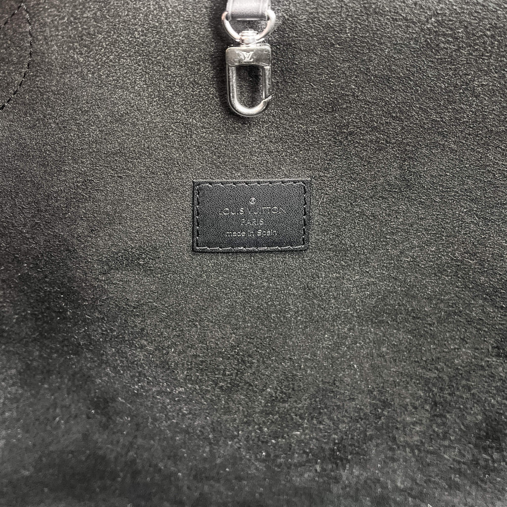 Neverfull MM Epi Leather Black Shopper