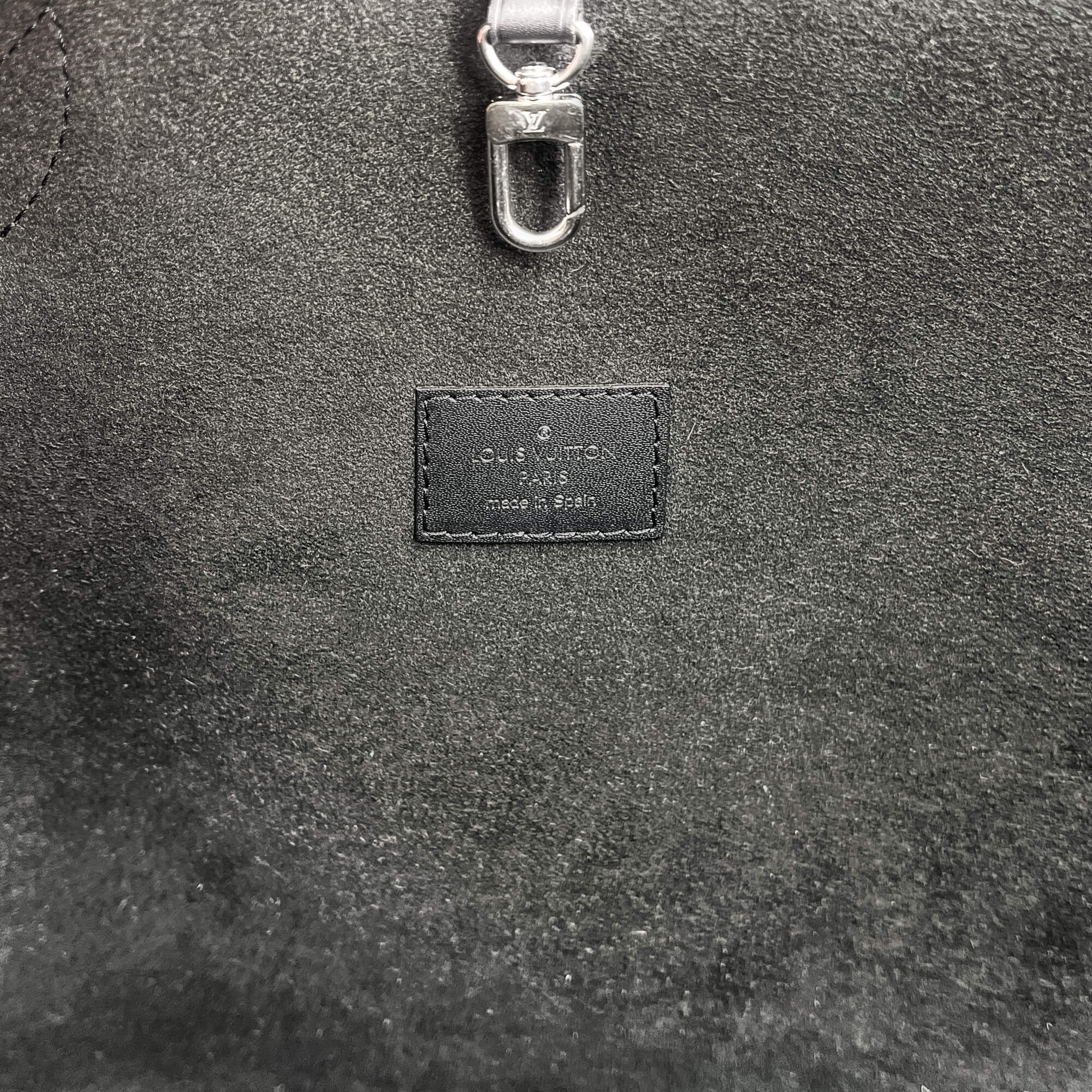 Neverfull MM Epi Leather Black Shopper