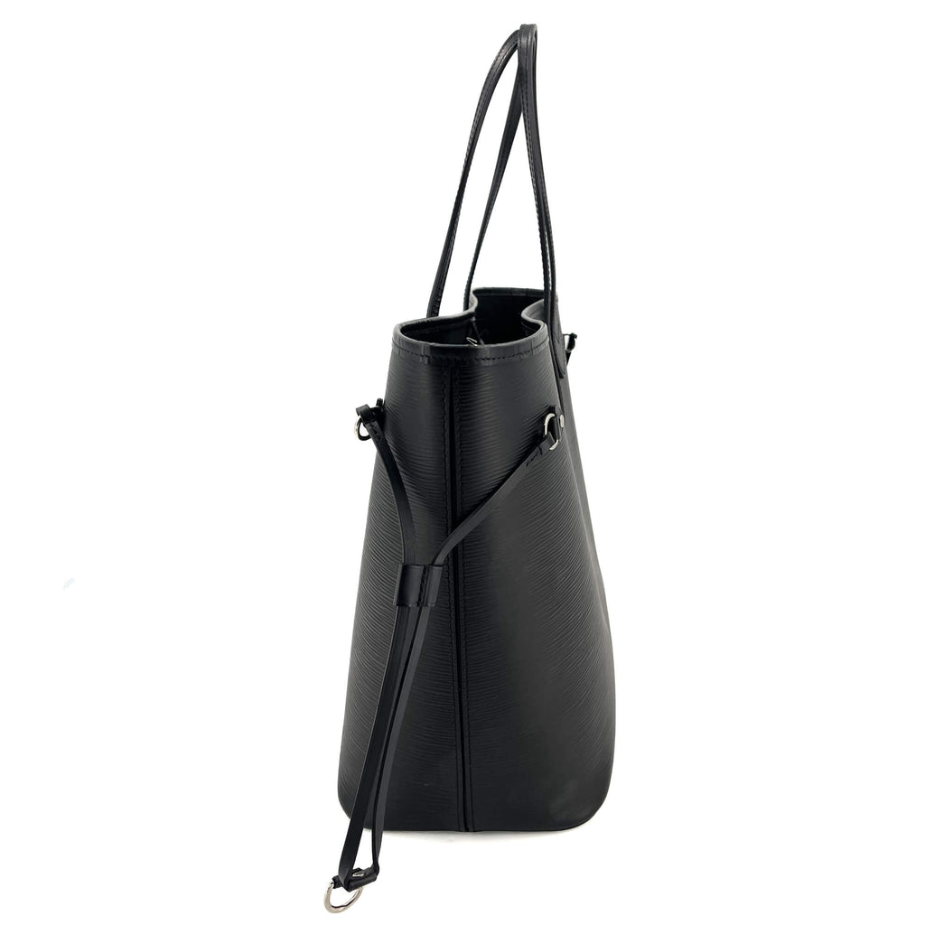 Neverfull MM Epi Leather Black Shopper