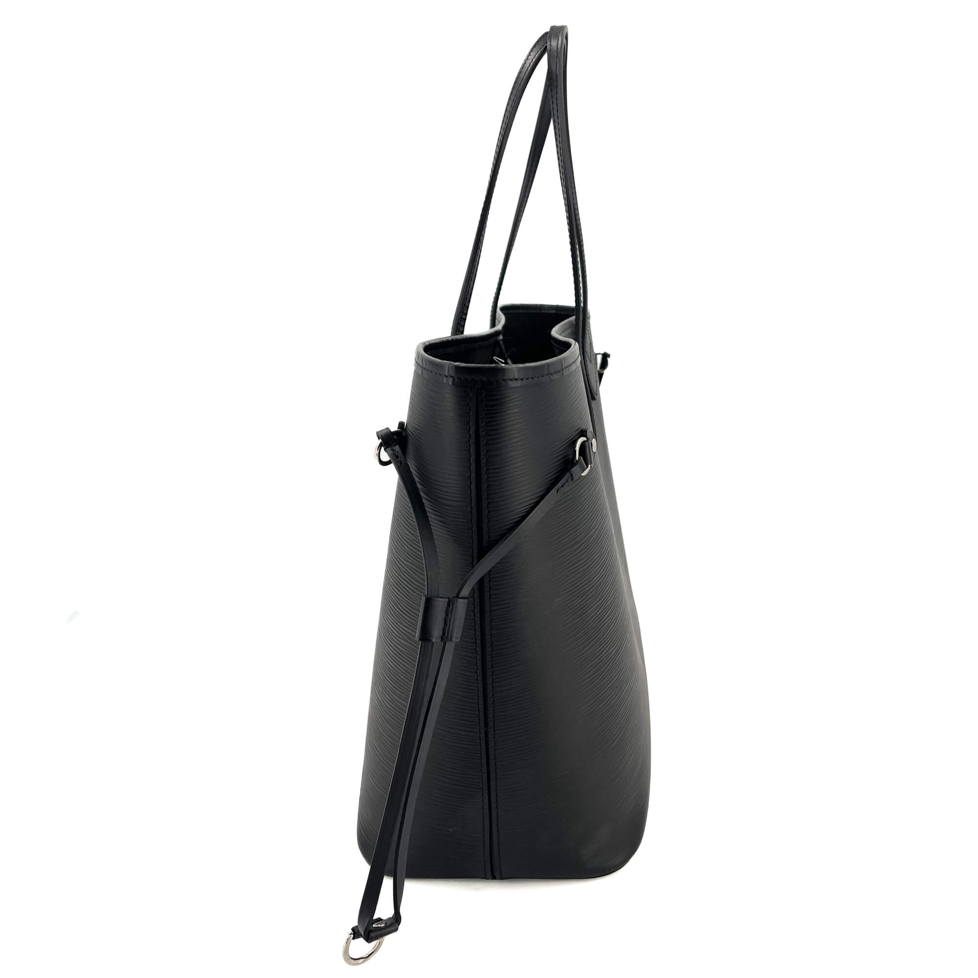 Neverfull MM Epi Leather Black Shopper