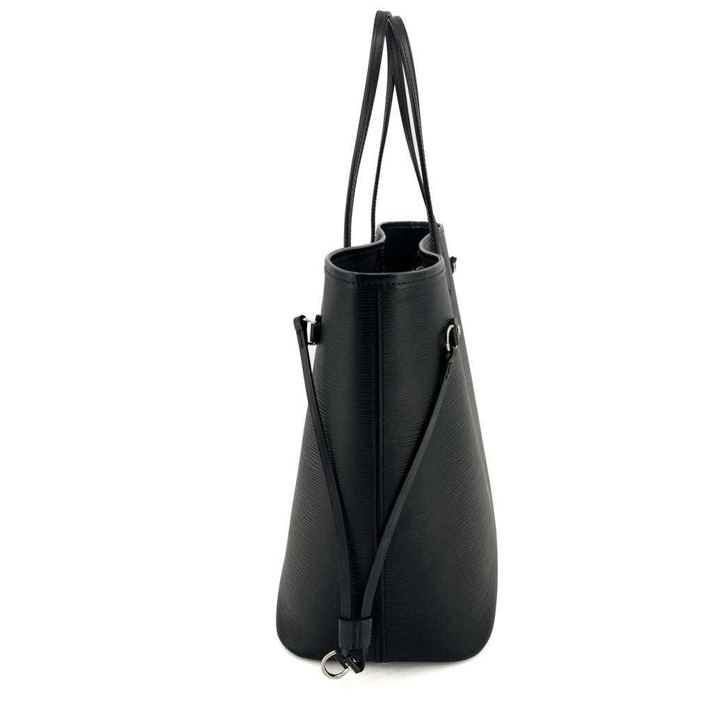 Neverfull MM Epi Leather Black Shopper